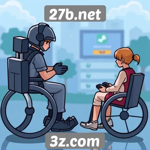 Acessibilidade em jogos no site 27b.net